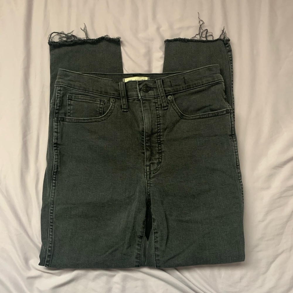 Madewell Stovepipe Jeans in Banberry wash: raw hem edition - Picture 2 of 5